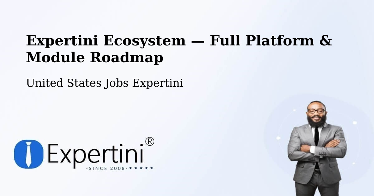 Expertini Ecosystem — Full Platform & Module Roadmap – Brooklyn Park